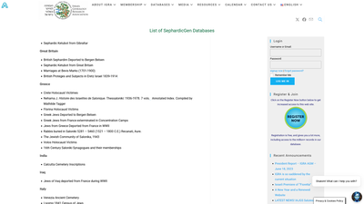 This web page serves as a comprehensive digital repository and genealogical resource specifically de