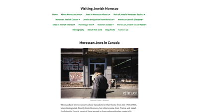 This webpage provides a comprehensive examination of Moroccan Jewish immigration to North America, w