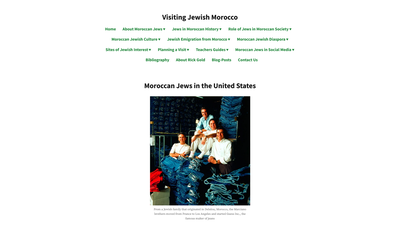 This webpage provides a comprehensive examination of Moroccan Jewish immigration and settlement patt
