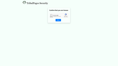 Based on the provided information, this appears to be a security verification page from TribalPages,